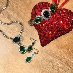 Brighton Emerald Isle Necklace Set